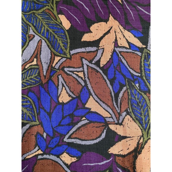 Vintage 80s Floral Blouse 1980s Dark Romantic Whimsigoth Top Size Medium - Picture 10 of 10